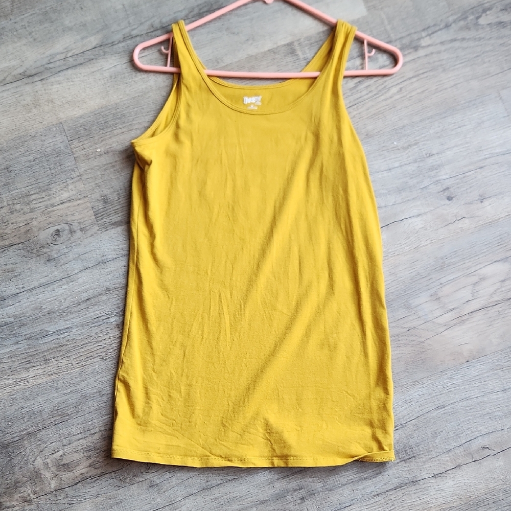 Duluth Trading Co Yellow Tank Top